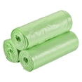 thumbnail image 1 of Unique Bargains Sacs à Déchets Petits 2-4 Gallons Doublures de Corbeille à Déchets Verts, 60 Unités / 3 Rouleaux, 1 of 5