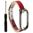 thumbnail image 2 of Bracelet en Cuir PU en Acier Inoxydable Réglable avec Boîtier de Pare-Chocs Smart Montre Accessoire de Remplacement pour 7, 2 of 8