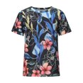 thumbnail image 4 of T-shirts à Manches Courtes pour Femmes Dames Mode Décontractée Imprimé Col Rond Ample T-Shirt à Manches Courtes Haut Chandail T-Shirts pour Femmes Manches Courtes Hauts à Manches Courtes pour Femmes, 4 of 8