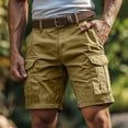 thumbnail image 1 of LIBRCLO Shorts Cargo pour Hommes avec Multiples Poches, Légers, Décontractés, de Plein Air, de Travail, pour la Randonnée et le Golf, 1 of 6