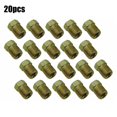 thumbnail image 3 of 20 Pcs Écrous de Tube Évasés Inversés 3/8-24 Compatibles avec Conduite de Frein de Tube 3/16 Po, 3 of 8