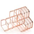 thumbnail image 4 of Redempat Metal Makeup Brushes Storage Container Stylish And Easy Access Durable Stationery Storage Container rose gold S（12.5*10.5*6cm） 1Set, 4 of 6