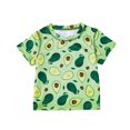 thumbnail image 1 of Qudderr T-Shirt à Manches Courtes pour Garçons 1-6 Ans Imprimé Col Rond T-Shirts en Coton pour Garçons, 1 of 9