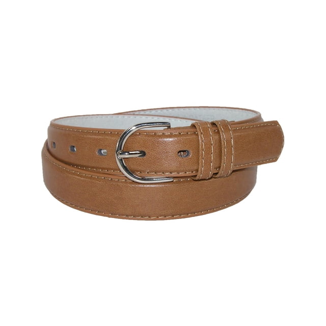 CTM® Leather 1 1/8 Inch Dress Belt (Women's)