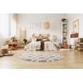thumbnail image 3 of Ladole Rugs Grey Cream Indoor Solid Plain Shag Soft Area Rug Mat Carpet Runner for Living Bed room Entry way Patio Small Medium Large Non Slip Skid Size 3x5. 4x6 5 x 8 7 x 10, 9 by 12 11 feet ft, 3 of 4