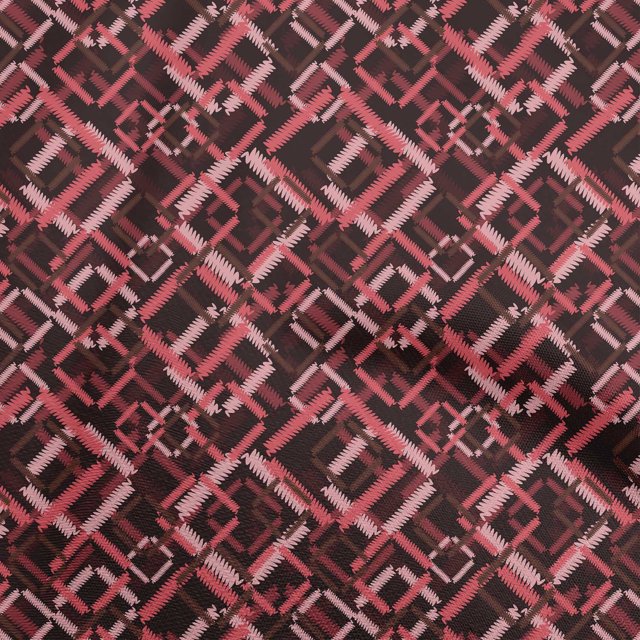 oneOone Cotton Cambric Red Fabric Abstract Sewing Craft Projects Fabric Prints By Yard 56 Inch Wide