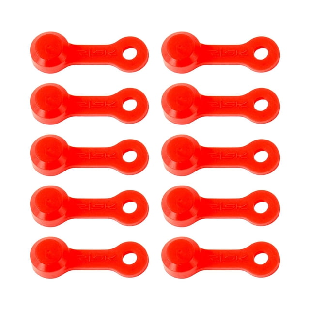 10Pcs Bike Brake Replacement, Brake Bleed , Durable Rubber Vehicle Red