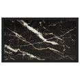 thumbnail image 3 of vidaXL Table Console Noire 60x35x75 cm Verre Trempé, 3 of 4