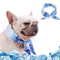 thumbnail image 1 of Dog Cooling Bandana Pet Cooling Scarf  Large  Blue, 1 of 4