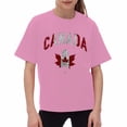 thumbnail image 4 of GDREDA Canada T-Shirts Imprimé Drapeau Filles T-Shirt à Manches Courtes Été Col Rond T-Shirt Coupe Décontractée T-Shirts Basiques, 4 of 6