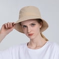 thumbnail image 2 of Women Sun Hat Wide Brim Protection Beach Hat Adjustable Bucket Hat Summer Hats, 2 of 4