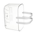 thumbnail image 3 of Clear Hand Basket Comfortable Handle Ventilation Holes Easy Access Versatile Fruit Storage Basket for Camping White, 3 of 6