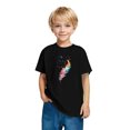 thumbnail image 3 of RXIRUCGD 2025 Vêtements d'Été pour Enfants T-shirt Imprimé Mode Mignon Col Rond Manches Courtes, 3 of 5