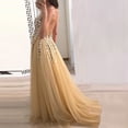 thumbnail image 3 of DPTALR Accessoires de Photographie de Grossesse Robe Maxi à Paillettes Unie à Manches Courtes, 3 of 8