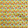 thumbnail image 1 of oneOone Silk Tabby Light Blue Fabric Fruits Craft Projects Decor Fabric Printed By The Yard 42 Inch Wide, 1 of 3