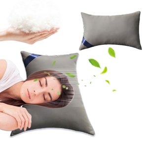 Danhjin Core Core Velvet Qualité hôtel Oreiller Core Soft et supportant Lit down Oreil adapté pour le côté arrière et les couches d'estomac en tissu de coton adapté à la peau