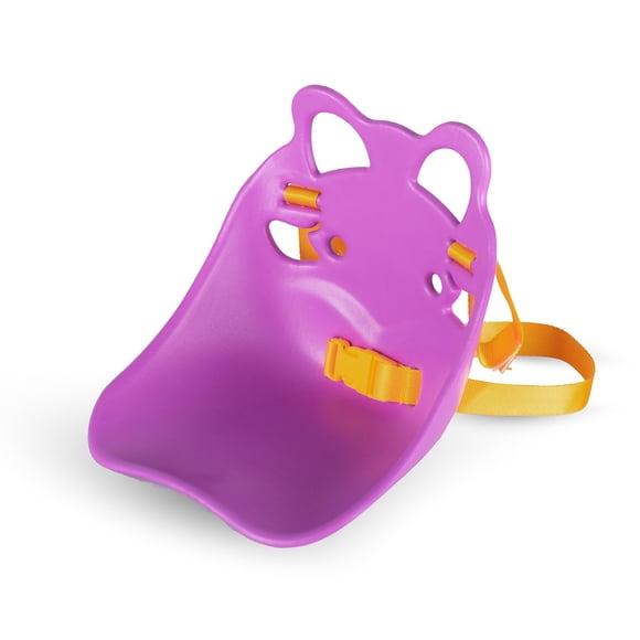 Siège Marionnette en Silicone Souple pour Trottinettes, Gain de Place et Siège Poupée pour Trottinette, Siège Marionnette Doux pour la Peau pour Bicyclette pour Enfants, EVA Pratique, Rose Violet