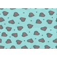 thumbnail image 1 of Ahgly Tapis Rectangulaire Lavable en Machine Intérieur Transitionnel Bleu, 2 Pieds x 4 Pieds, 1 of 7