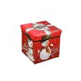 thumbnail image 1 of Christmas Decorations Home Storage Stool Christmas Gift Storage Box Storage Box Christmas Storage Box Children'S Toy Storage Box, 1 of 1