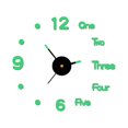 thumbnail image 2 of TIMIFIS Wall Clock Wall Sticker Diy Luminous Stereo Digital Wall Clock Wall Sticker Clock Living Room Decoration Clock Wall Clock, 2 of 7