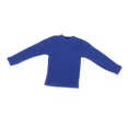 thumbnail image 4 of Chemise Mini à Manches Longues à l'Échelle 1/12 Durable Mode Décontractée Uniforme Tenue Costume Bleu, 4 of 8