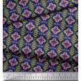 thumbnail image 3 of Soimoi Poly Georgette Fabric Aztec Geometric Decor Fabric Printed Yard 42 Inch Wide, 3 of 3