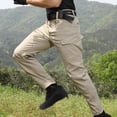 thumbnail image 2 of Men's Cargo Tactical Pants Stretch Waistband Water Resistant Ripstop Quick Dry Hiking Pants with Multi Pockets, 2 of 9