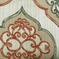 thumbnail image 3 of Pillow Covers, Orange 18"x18" (45x45 cm) Throw Pillow Covers, Jacquard Damask Throw Pillows For Couch, Abstract Pattern Contemporary Style - Orange Damask Galore, 3 of 4