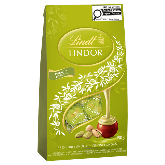 Lindt LINDOR Pistachio Milk Chocolate Truffles Bag
