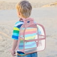 thumbnail image 1 of TopLLC Sac à Dos Transparent avec Fonction de Sac à Dos Visible pour Étudiant, Sac à Dos d'Extérieur, Sac de Rangement en PVC Multiple, 1 of 2