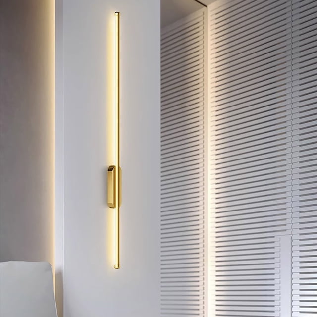 TopLLC Modern LED Wall Lights Indoor USB-C Plug In Wall Lights Long Strip Lamp wall lamp