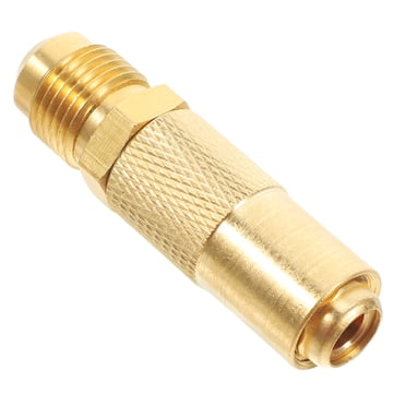 KAKOWELY Adaptateur pour Gaz Naturel 3/8 Pouces Grils Raccord Rapide Raccord de Foyer et Adaptateur en Laiton Propane pour Équipement de Cuisson Extérieur,2.4x"X0.63"X0.63 Pouces