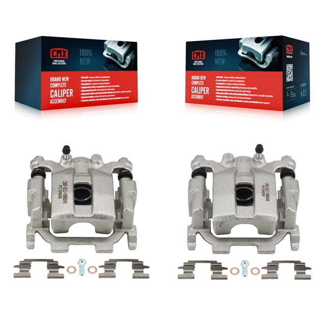 CMX Rear Disc Brake Caliper Assembly Left Right Side (Driver Passenger) Kit for Car 2009-2014 2016-2018 Nissan Maxima KBC-100380