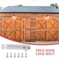 thumbnail image 2 of kurtrusly 2piece Anti-Thief Sliding Door Latch Exquisite Craft And Non-Deforming Fit All Doors Door Lock Latch, 2 of 6