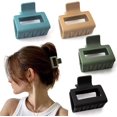 thumbnail image 1 of ORUYROP 4 PCS Hair Clips Hair Claw Clips 2" Matte Hair Clips for Thick Hair Square Claw Clips Hair Claw Hair Clips for Thick Hair Cute Hair Clips Hair Clips for Women Square Hair Clips, 1 of 7