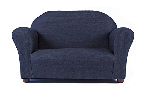 Keet Roundy Denim Children`s Sofa, Blue