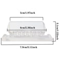 thumbnail image 2 of 25 Pcs File Folder Tabs,Hanging Folder Tabs, Transparent Hanging File Folder Tabs,3 Inch Plastic Tabs For File Folders,Plastic Tabs For Hanging Folders, Hanging Folder Tabs For School,Blue, 2 of 7