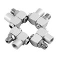 thumbnail image 2 of 150PSI Air Hose Adapter, Easy To Install Aluminum Air Hose Quick Connect, 4pcs/Set Air Compressor Hose Kit, 2 of 8