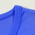 thumbnail image 4 of Pisexur T Shirts for Man , Hommes Mode Décontractée Couleur Unie Col Rond Course Exercice et Entraînement Physique Manches Courtes Haut Bleu, TG Chemises de Golf Hommes & Chemises Hommes, 4 of 6