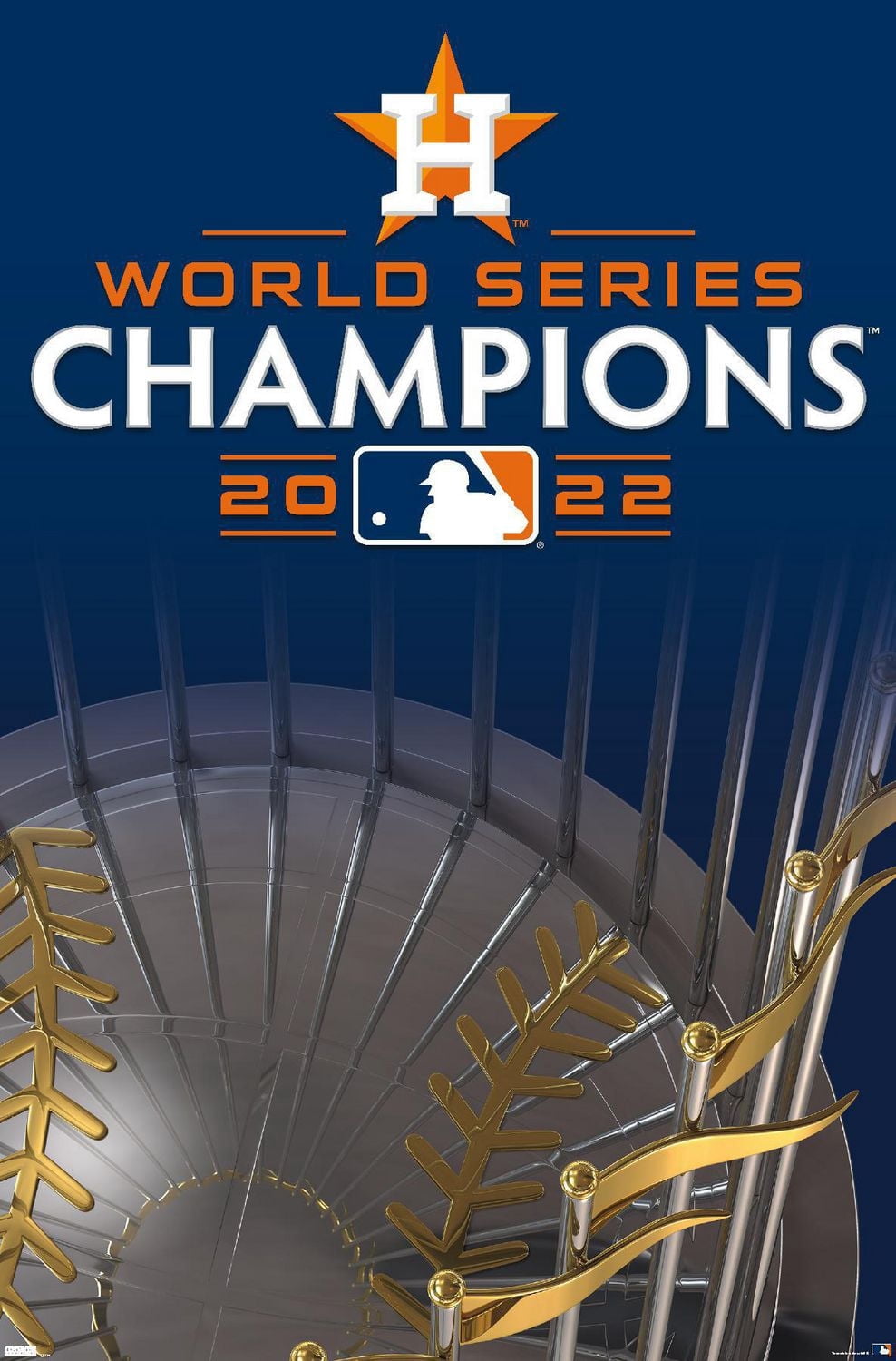 MLB Houston Astros - 2022 World Series Team Logo Wall Poster, 22.375" x 34"