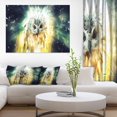 thumbnail image 3 of Design Art Hibou Coloré Art Sur Toile, 3 of 3