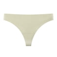 thumbnail image 1 of Culotte Bikini en Soie Glacée Sans Coutures pour Femmes Taille Basse Confortable Respirante Fond Pur Entrejambe pour Filles String, 1 of 2