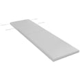 thumbnail image 1 of Outsunny Outdoor Lounge Chair Cushion with Back Ties, Light Grey, 1 of 10