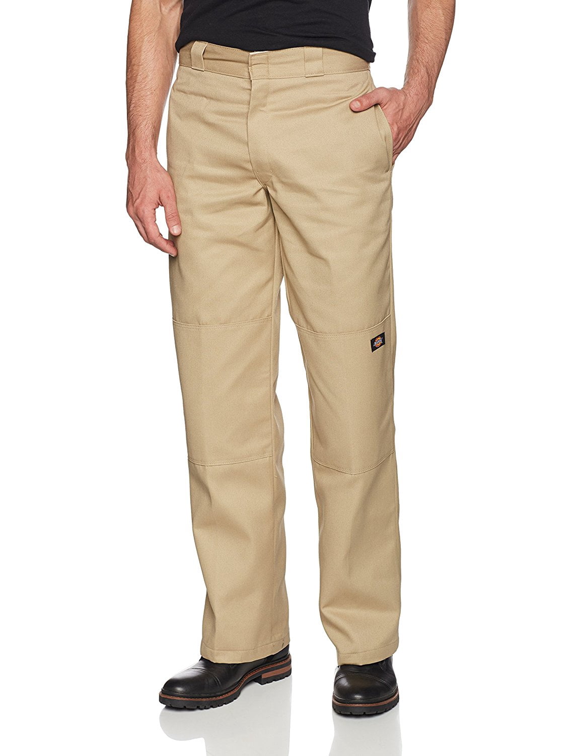 Dickies Mens Loose Fit Double-Knee Work Pant, 38W x 30L, Khaki