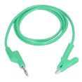 thumbnail image 1 of Câble de Test Banane, Ouverture 10mm Électrique Portable en Laiton Flexible pour Multimètre Vert, 1 of 8