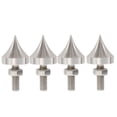 thumbnail image 2 of Ensemble de Pointes pour Haut-Parleurs, 4 Pcs Pointes d'Isolation en Acier Inoxydable pour Haut-Parleurs à Hauteur Réglable, Pieds Coniques de Support d'Isolation pour Plateau Tournant de Haut-Parleur Hi-Fi Antichoc pour Amplificateur Lecteur CD DVD, 2 of 7