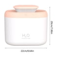 thumbnail image 3 of Dvkptbk Mini Portable USB Humidifier 3.3l Travel Humidifier Oil Diffuser with Night Light Auto Off Quiet for Baby Bedroom Car Desk, 3 of 6
