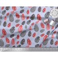 thumbnail image 3 of Soimoi Poly Georgette Fabric Egg Folk Art Printed Fabric 1 Yard 52 Inch Wide, 3 of 3
