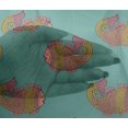 thumbnail image 4 of oneOone Viscose Chiffon Fabric Fish Block Decor Fabric Printed BTY 42 Inch Wide, 4 of 4
