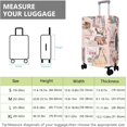 thumbnail image 3 of Travel Luggage Cover Suitcase Protector Fits 18-32 Inch Luggage Wheel Covers Patterned Travel Related Items Flower Luggage Protector Elastic Luggage Anti-scratch Suitcase Cover M, 3 of 5